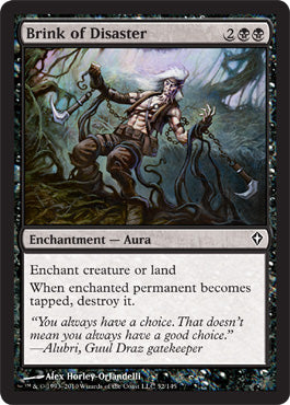 Brink of Disaster (Worldwake) Near Mint Foil