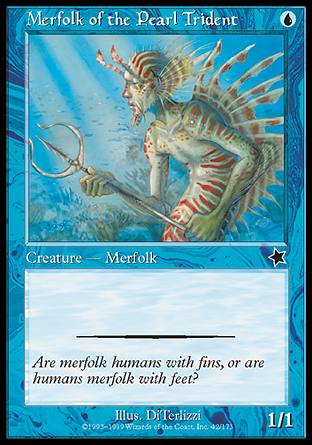 Merfolk of the Pearl Trident (Starter 1999) Light Play