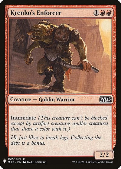 Krenko's Enforcer (Mystery Booster) Near Mint