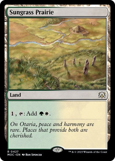 Sungrass Prairie (Commander: March of the Machine) Near Mint