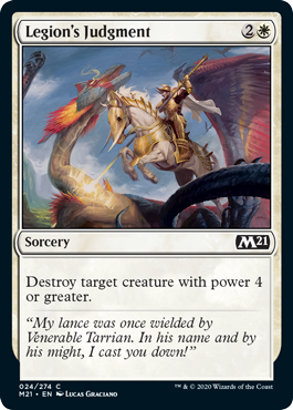 Legion's Judgment (Magic 2021 Core Set) Near Mint