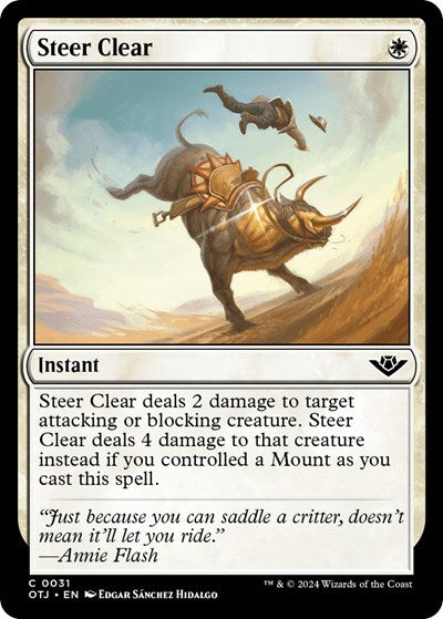 Steer Clear (Outlaws of Thunder Junction) Near Mint