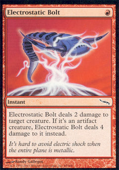 Electrostatic Bolt (Mirrodin) Light Play