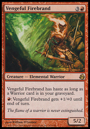 Vengeful Firebrand (Morningtide) Near Mint Japanese