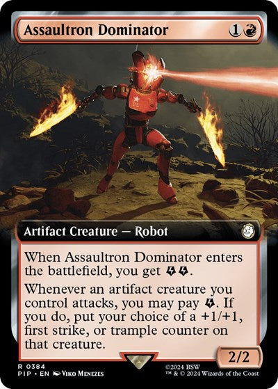 Assaultron Dominator (Extended Art) (Universes Beyond: Fallout) Near Mint