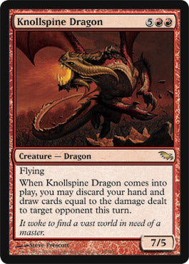 Knollspine Dragon (Shadowmoor) Near Mint