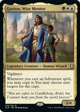 Gorion, Wise Mentor (Commander Legends: Battle for Baldur's Gate) Near Mint
