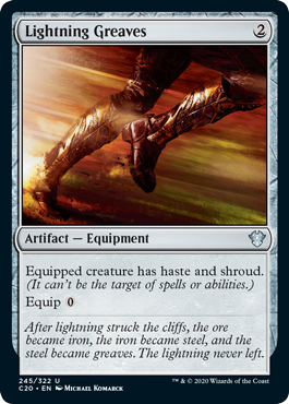 Lightning Greaves (Commander 2020 Ikoria) Near Mint