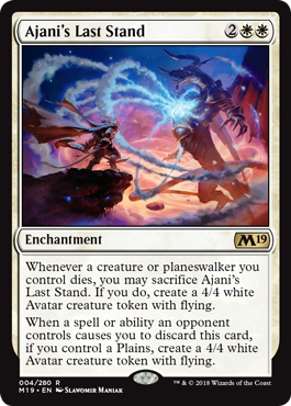 Ajani's Last Stand (Magic 2019 Core Set) Near Mint