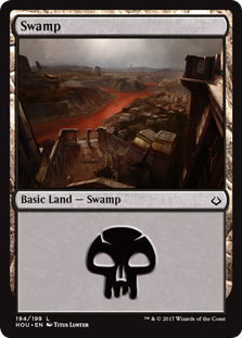 Swamp (194) (Hour of Devastation) Near Mint
