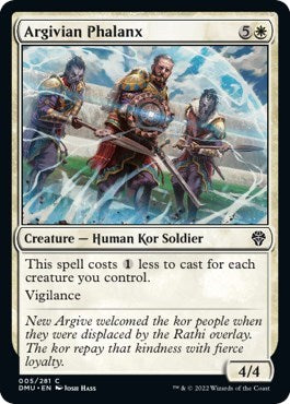Argivian Phalanx (Dominaria United) Near Mint Foil