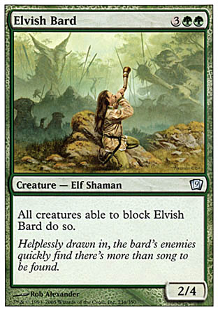 Elvish Bard (9th Edition) Near Mint Foil