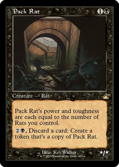 Pack Rat (Retro Frame) (Ravnica Remastered) Near Mint