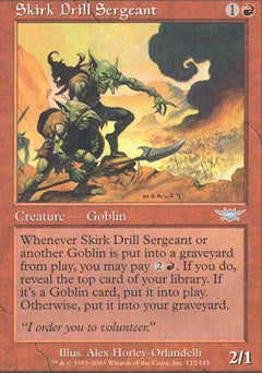 Skirk Drill Sergeant (Legions) Near Mint Foil