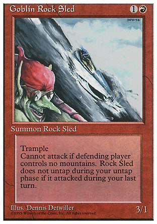 Goblin Rock Sled (4th Edition) Light Play
