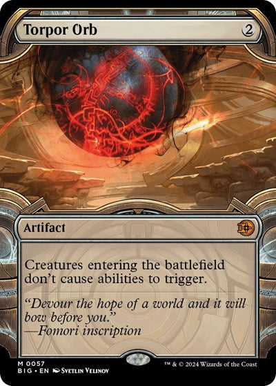 Torpor Orb (Showcase) (Outlaws of Thunder Junction: The Big Score) Near Mint