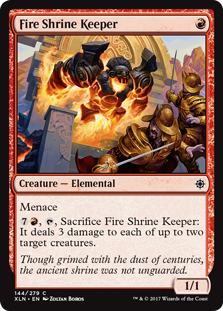 Fire Shrine Keeper (Ixalan) Near Mint