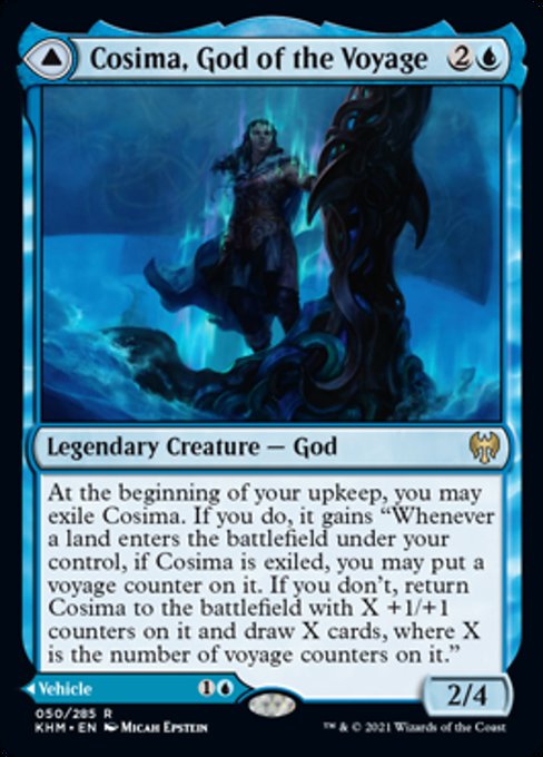 Cosima, God of the Voyage / The Omenkeel (Kaldheim) Near Mint
