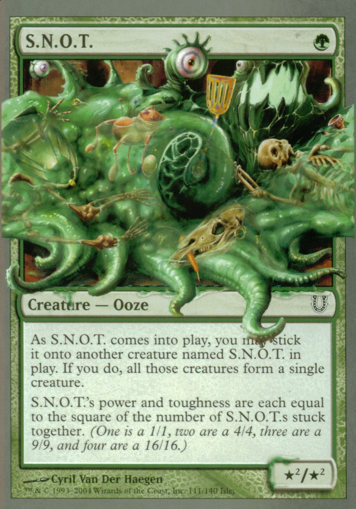 S.N.O.T. (Unhinged) Near Mint