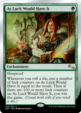 As Luck Would Have It (Unstable) Near Mint Foil