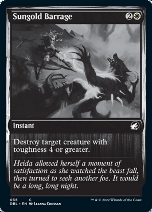 Sungold Barrage (Innistrad: Double Feature) Near Mint Foil