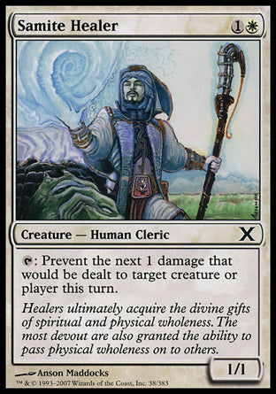 Samite Healer (10th Edition) Near Mint Japanese