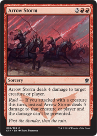 Arrow Storm (Khans of Tarkir) Near Mint