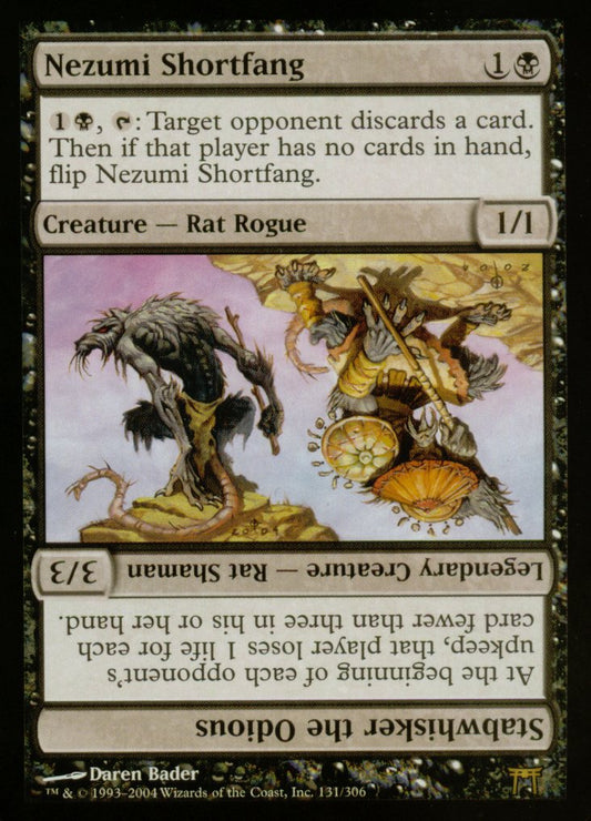 Nezumi Shortfang (Champions of Kamigawa) Light Play Japanese