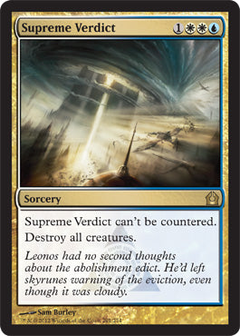 Supreme Verdict (Return to Ravnica) Near Mint