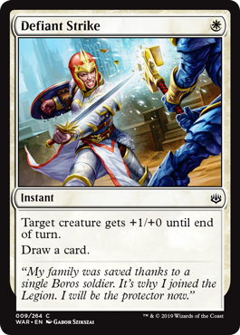 Defiant Strike (War of the Spark) Near Mint Foil