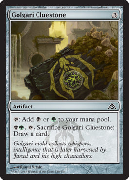 Golgari Cluestone (Dragon's Maze) Near Mint Foil