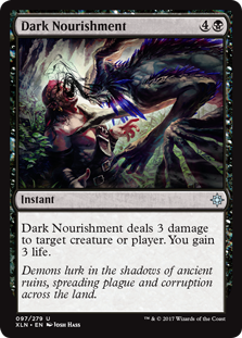 Dark Nourishment (Ixalan) Near Mint