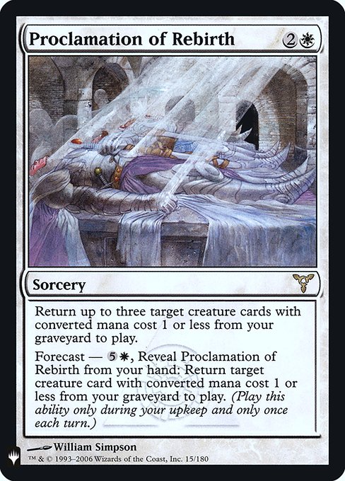 Proclamation of Rebirth (Mystery Booster Retail Edition Foils) Near Mint Foil