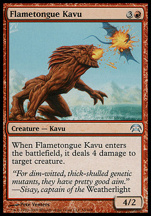 Flametongue Kavu (Planechase) Near Mint