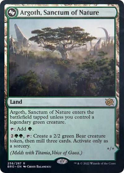 Argoth, Sanctum of Nature (The Brothers' War) Near Mint