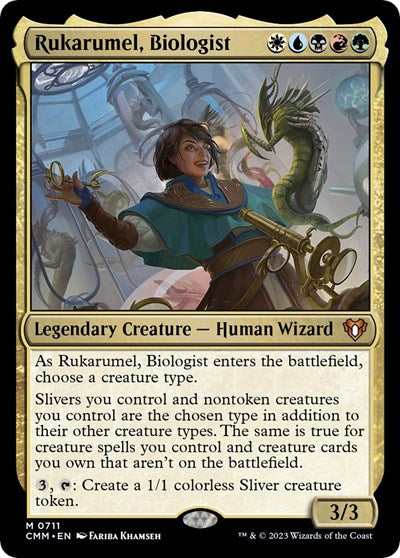 Rukarumel, Biologist (Commander Masters) Near Mint