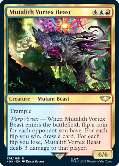 Mutalith Vortex Beast (Surge Foil) (Universes Beyond: Warhammer 40K) Near Mint