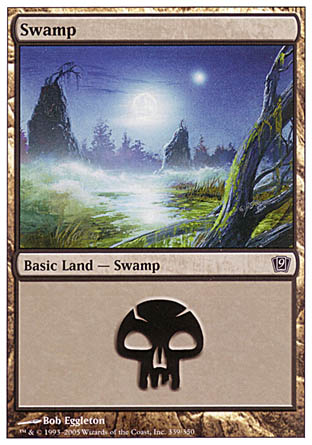 Swamp (339) (9th Edition) Near Mint Foil