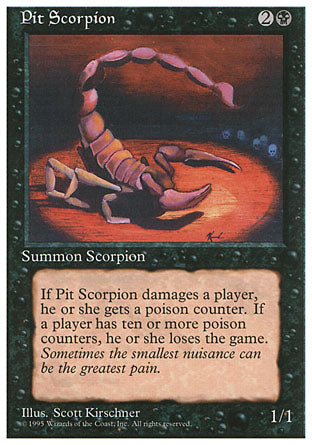 Pit Scorpion (4th Edition) Light Play
