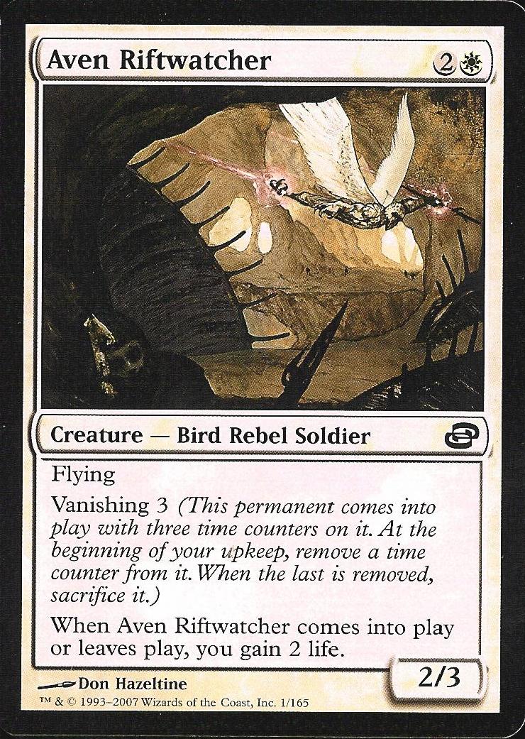 Aven Riftwatcher (Planar Chaos) Near Mint Foil