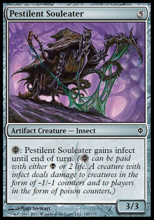 Pestilent Souleater (New Phyrexia) Near Mint Foil