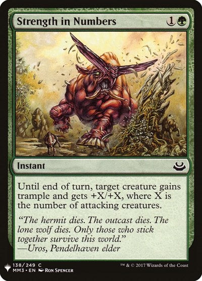 Strength in Numbers (Mystery Booster) Near Mint