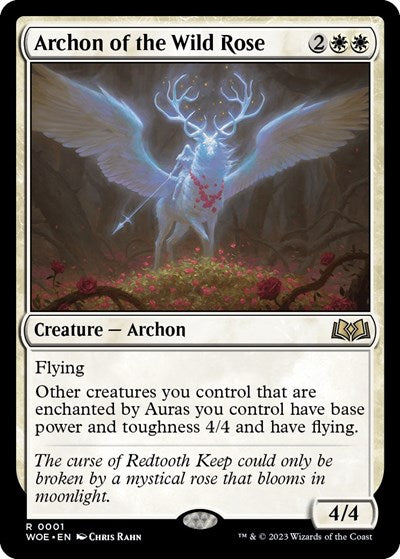 Archon of the Wild Rose (Wilds of Eldraine) Near Mint Foil