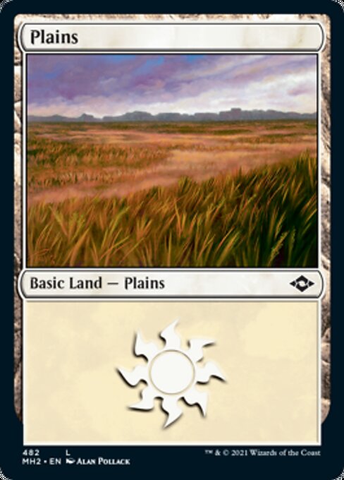 Plains (482) (Modern Horizons 2) Near Mint Etched Foil