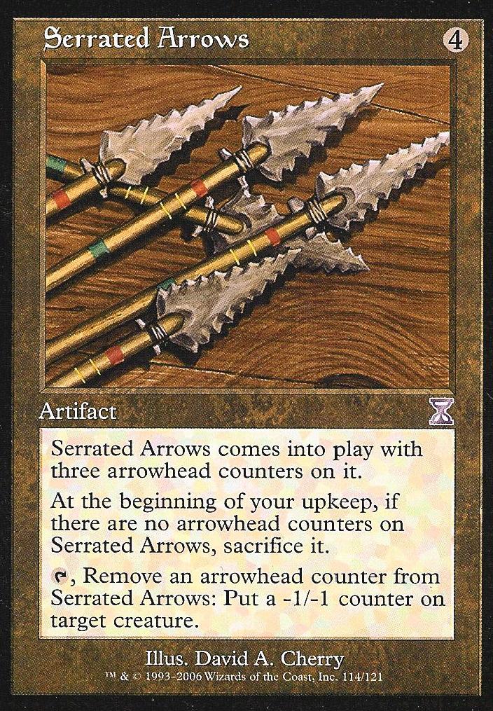 Serrated Arrows (Time Spiral Time Shifted) Near Mint Foil