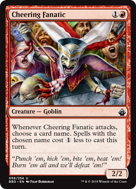 Cheering Fanatic (Battlebond) Near Mint