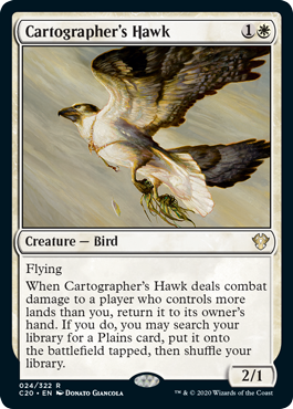 Cartographer's Hawk (Commander 2020 Ikoria) Near Mint