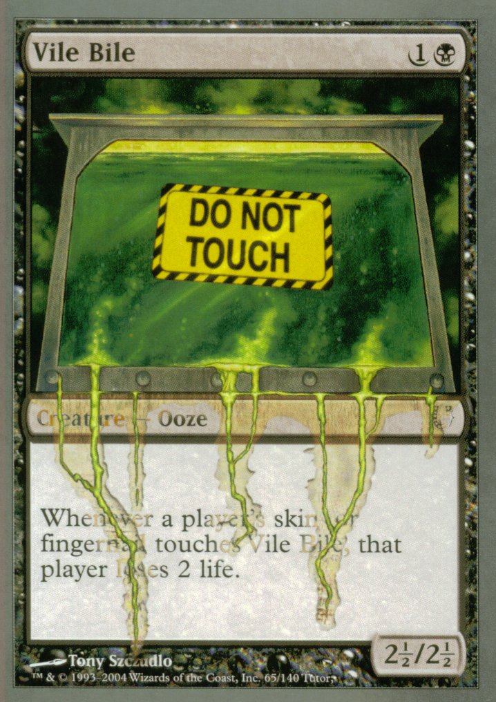 Vile Bile (Unhinged) Near Mint Foil