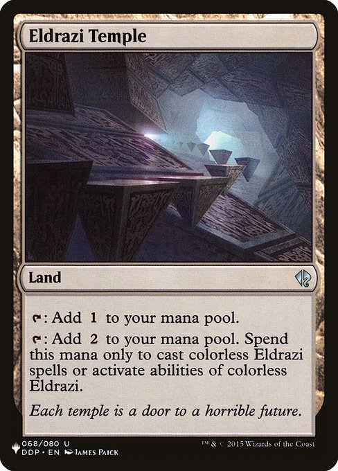 Eldrazi Temple (The List) Near Mint