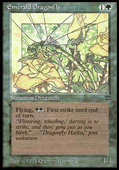 Emerald Dragonfly (Legends) Near Mint Italian